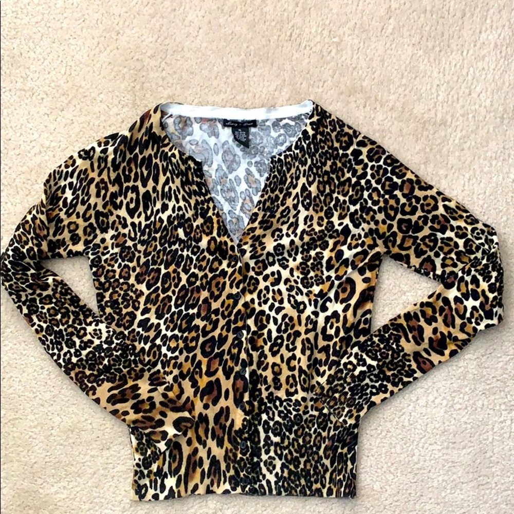 Leopard Cardigan Sweater